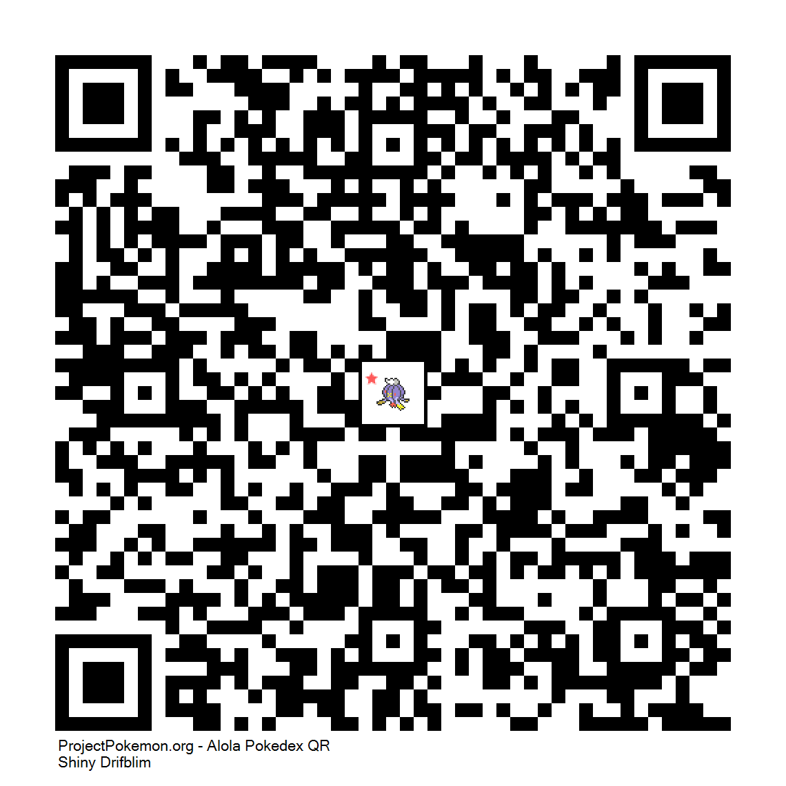 Cdigo QR de Drifblim variocolor
